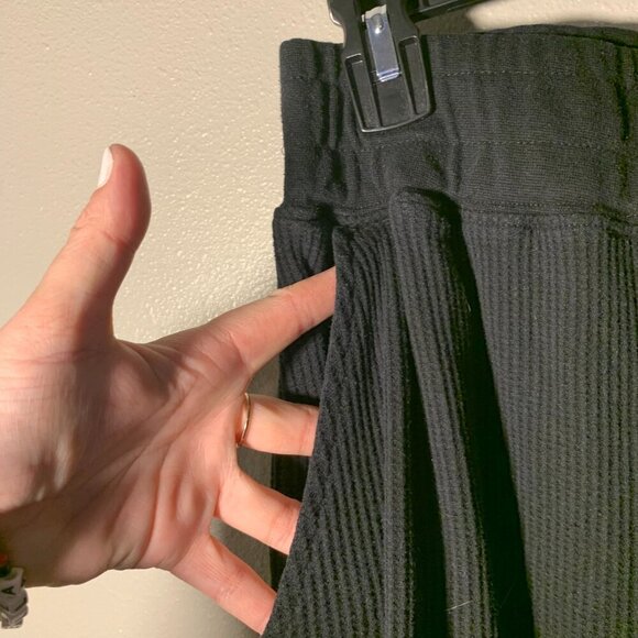 Zyia black sleep pants (waffle style) - Picture 3 of 5